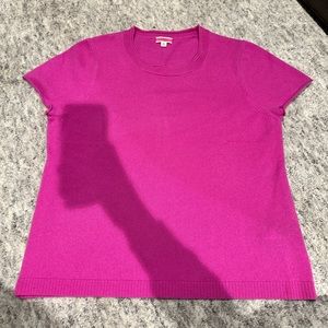 Jcrew cashmere short sleeve sweater